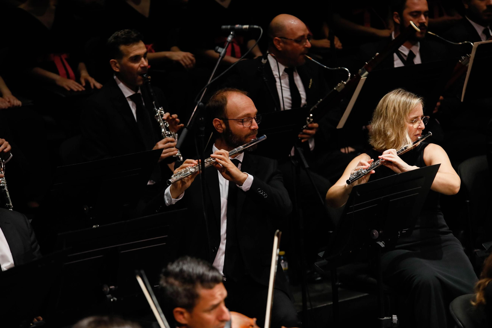 Imágenes de la novena Beethoven interpretado por la OCAL y Orfeón para Cajamar