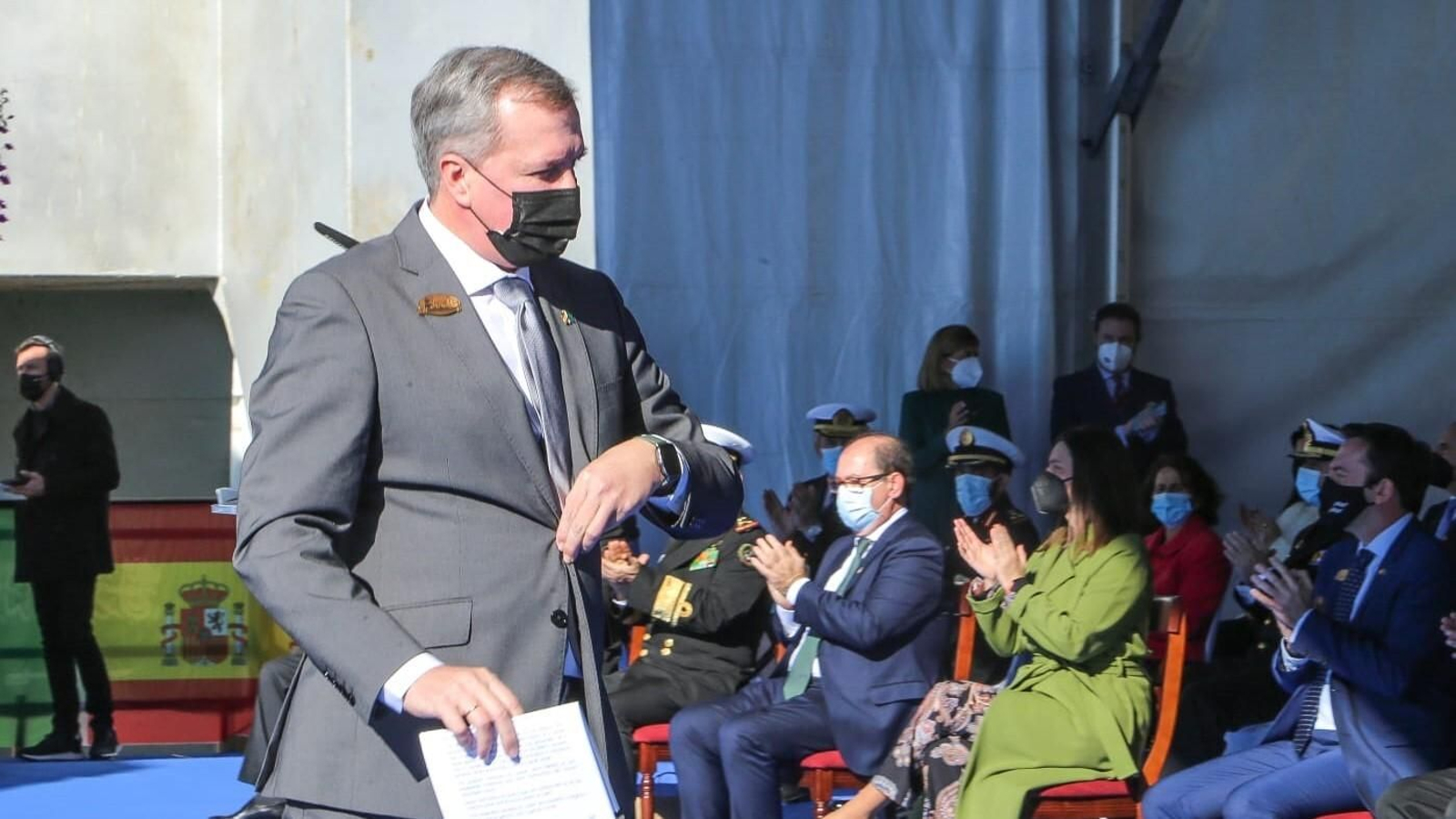 Así ha sido la botadura de la corbeta 'Unayzah' en Navantia San Fernando