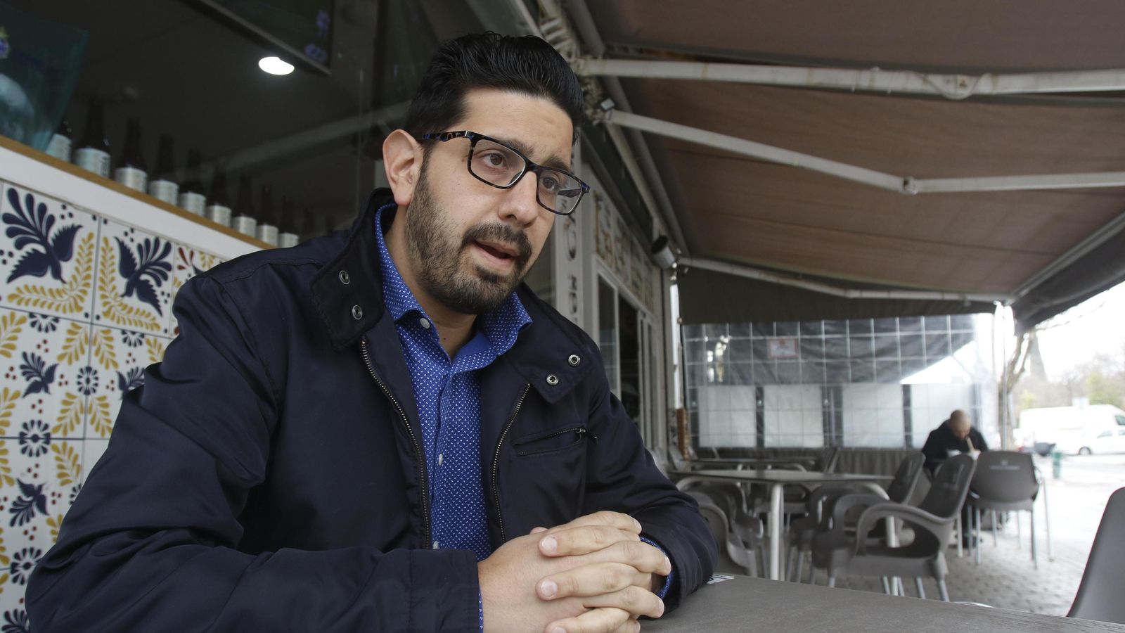 Un momento de la entrevista de Miguel Ángel Morales.