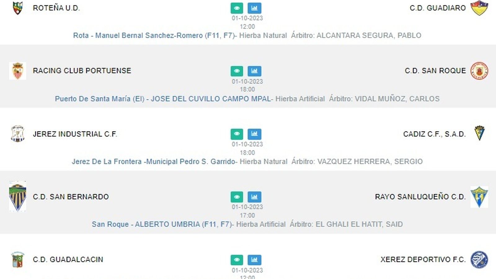 3ª Jornada 1ª Andaluza.