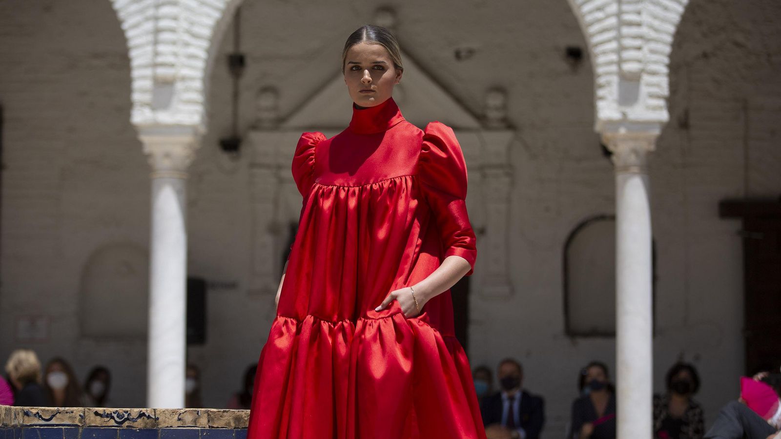 Una de las imágenes del desfile del acto organizado por Sevilla de Moda y CaixaBank.