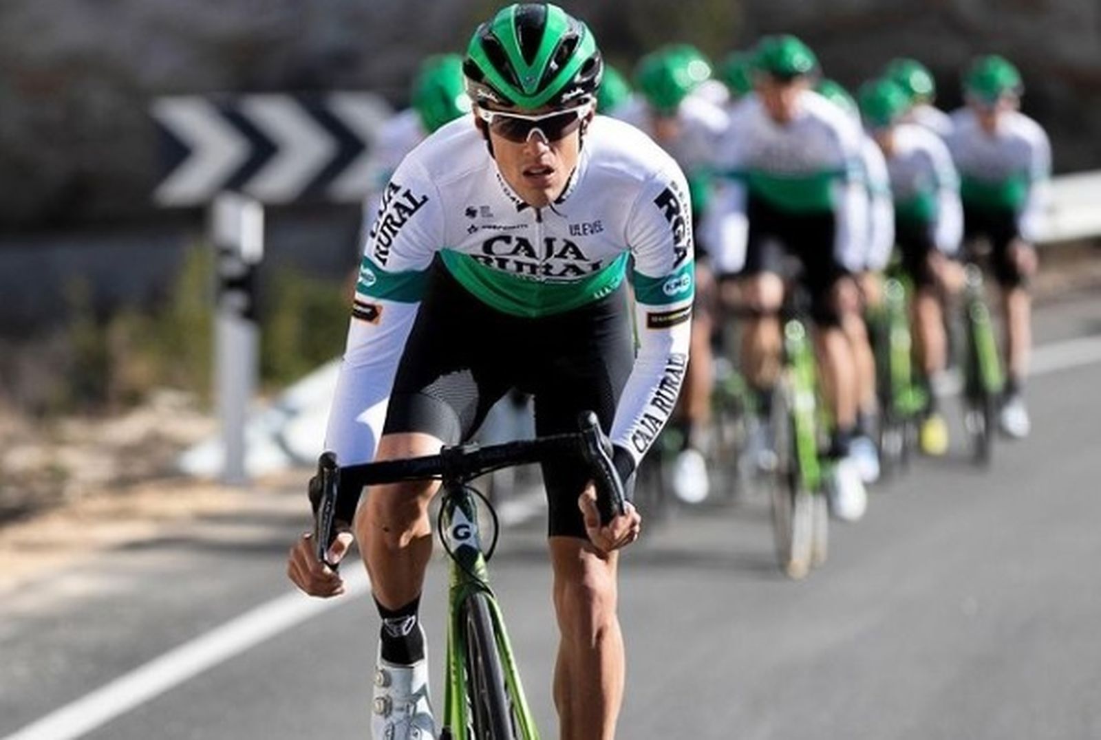 Carmelo Urbano, durante una entrenamiento.