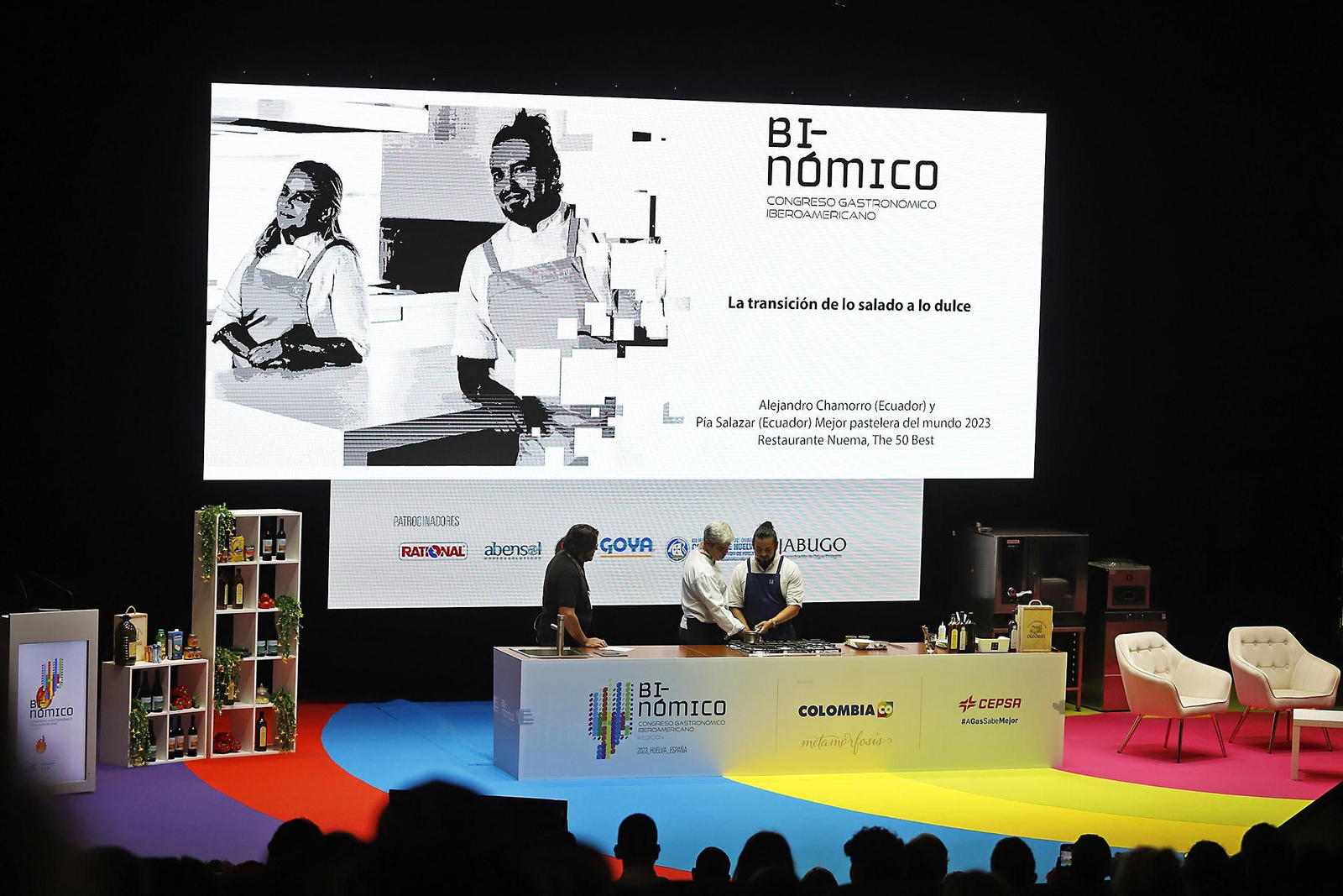 Binómico: Imágenes de la jornada de la jornada de martes en el congreso gastronómico Iberoamericano