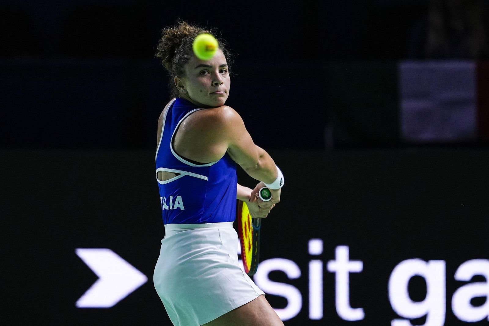 El Italia-Japón de la Billie Jean King en Málaga, en fotos