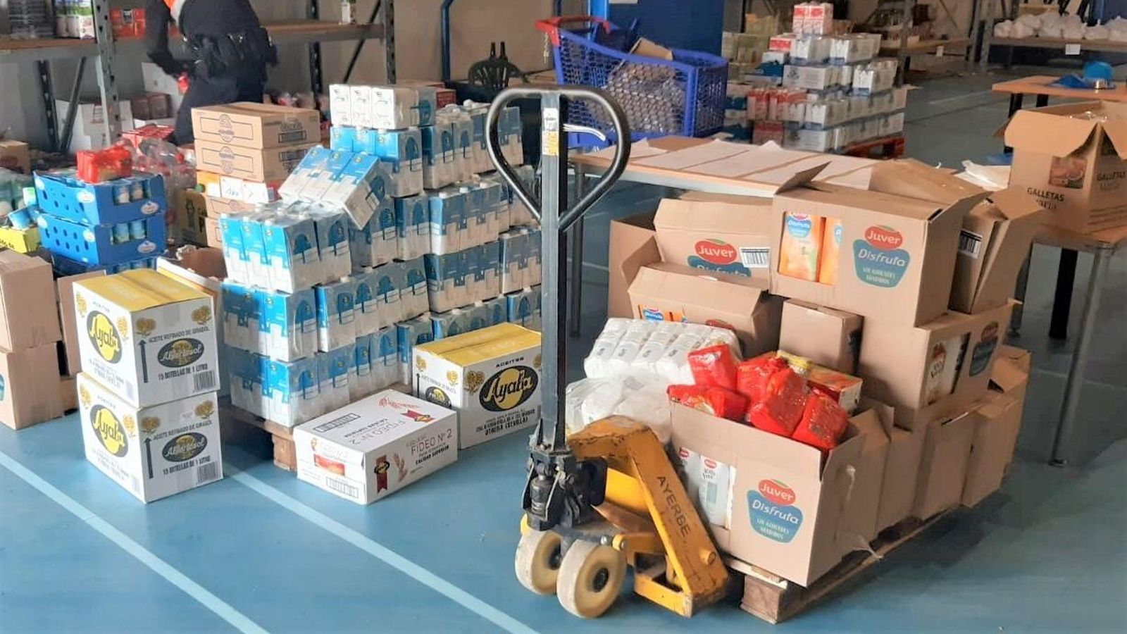 Alimentos donados por GICA.