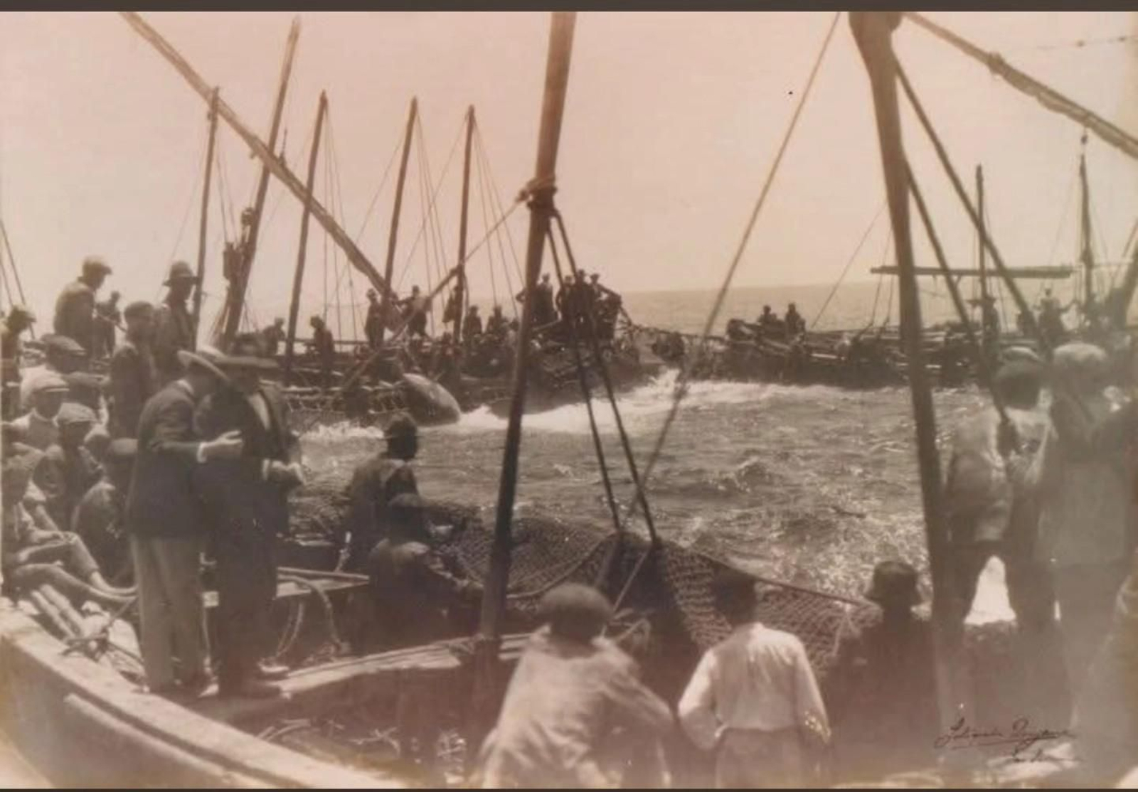 Imagen de la antigua almadraba de Sancti Petri.