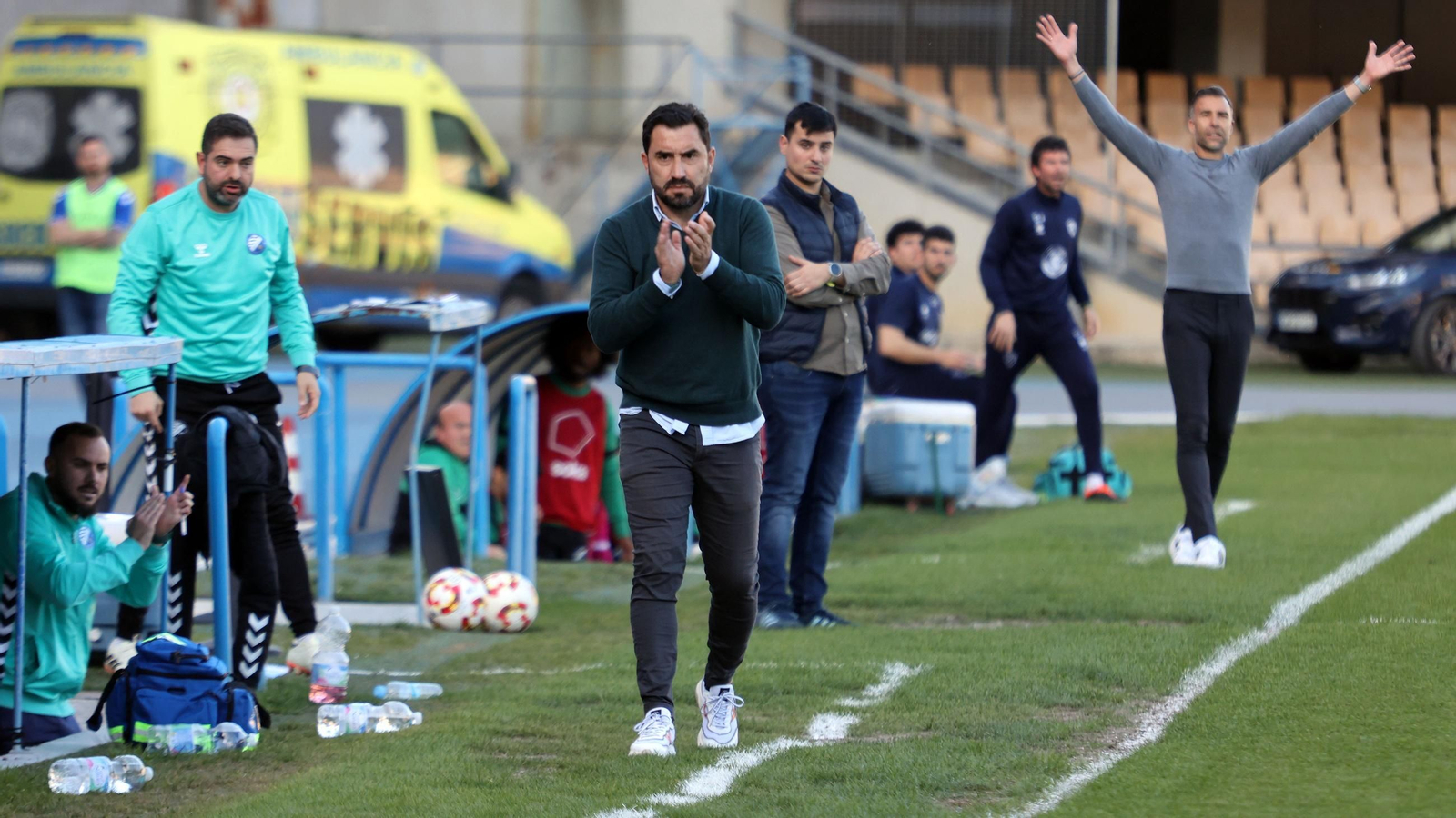 Imágenes del Xerez DFC contra el CF Villanovense en Chapín