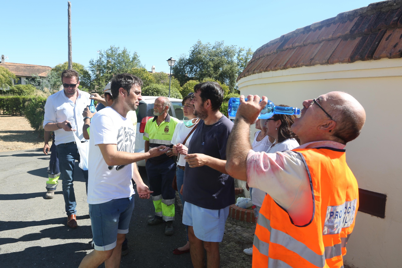 El incendio de Riotinto en imágenes