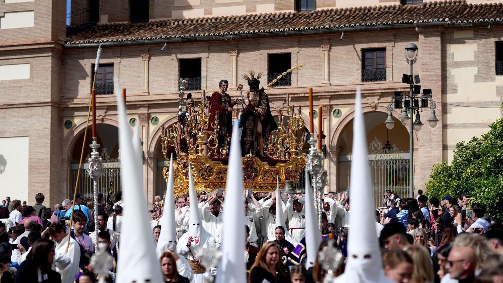 Cofradía de la Humildad el Domingo de Ramos en Málaga