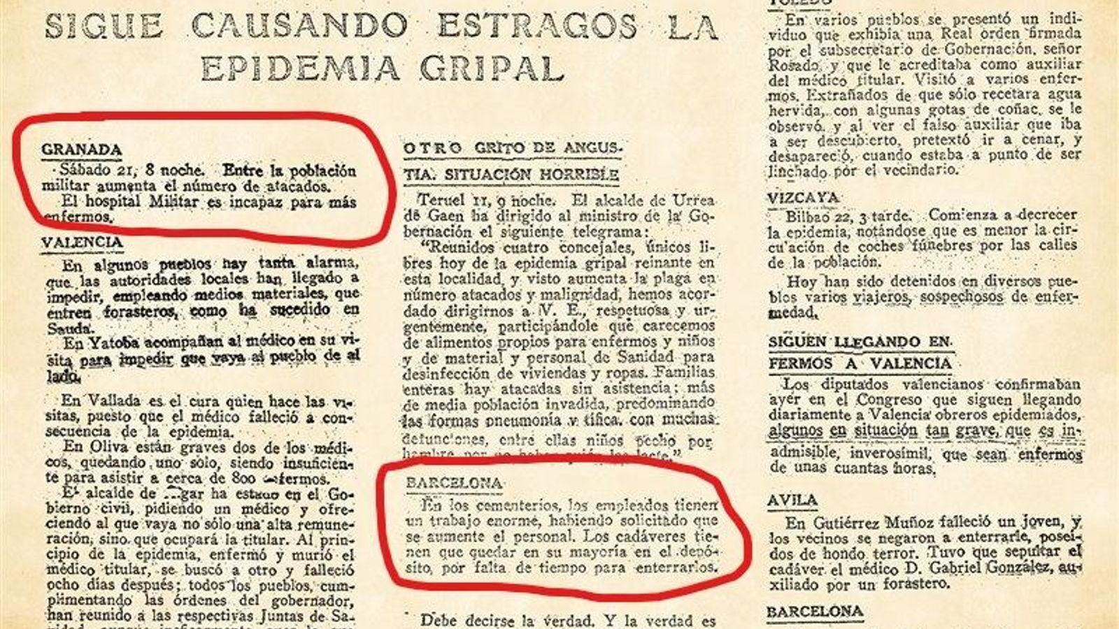 Recorte de prensa donde se dan noticia sobre la desesperada situación. Recorte de prensa donde se dan noticia sobre la desesperada situación.