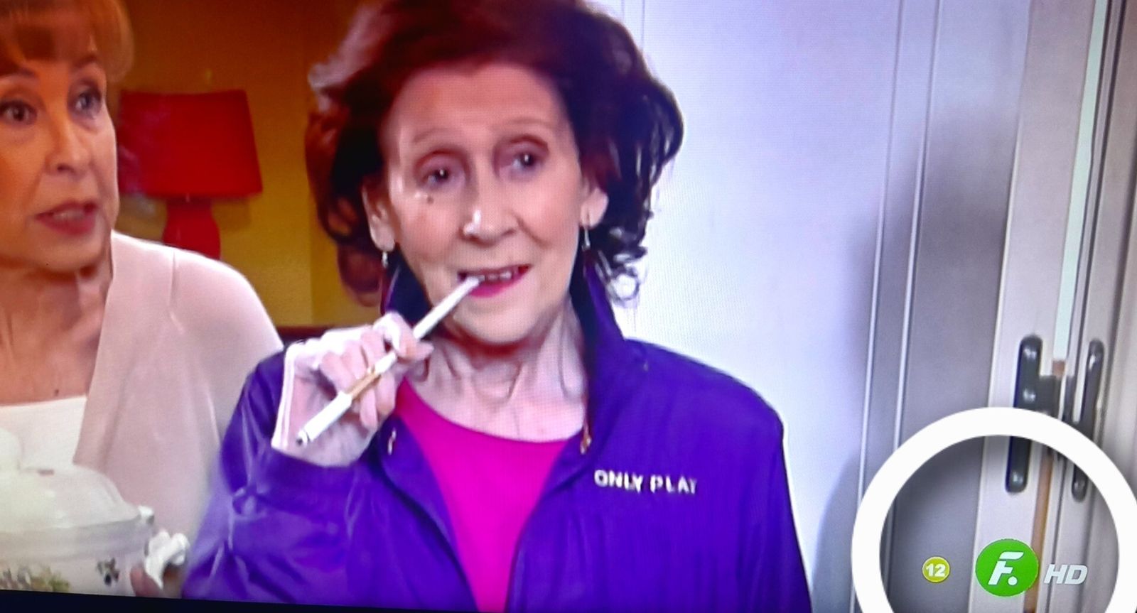 Un capítulo de 'La que se avecina' emitido en esta mañana en la señal HD del canal FDF