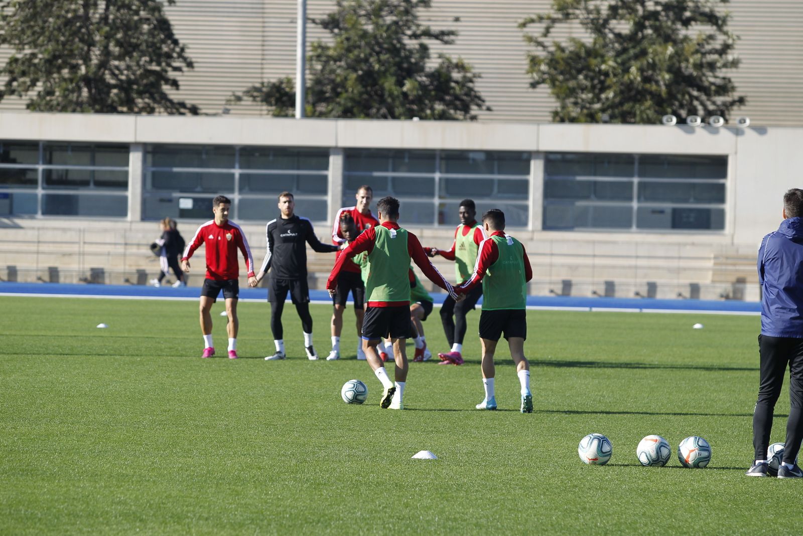 Fotogalería del entrenamiento del Almería previa al partido ante el Numancia