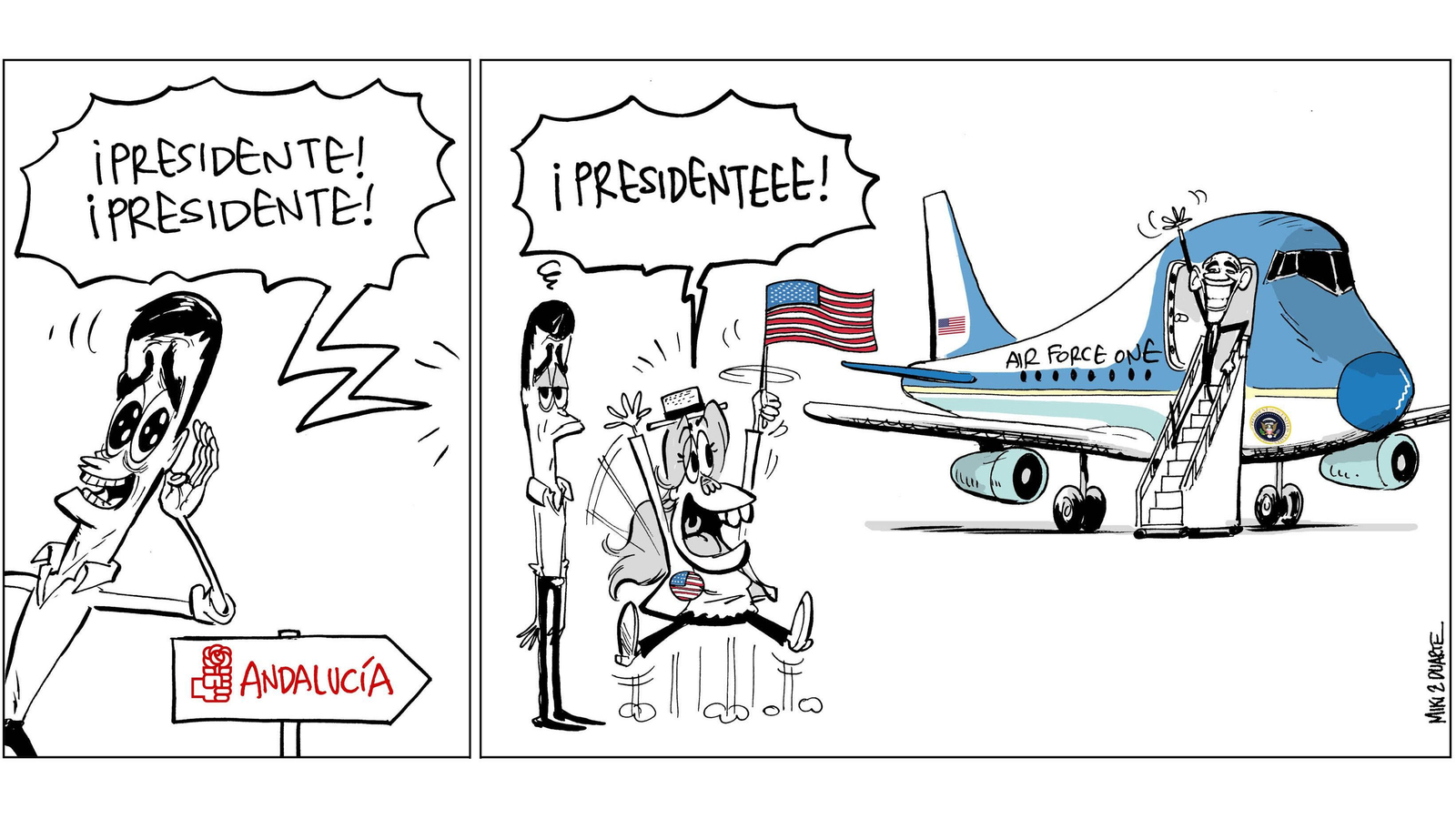 Susana Díaz, cronología viñeta a viñeta