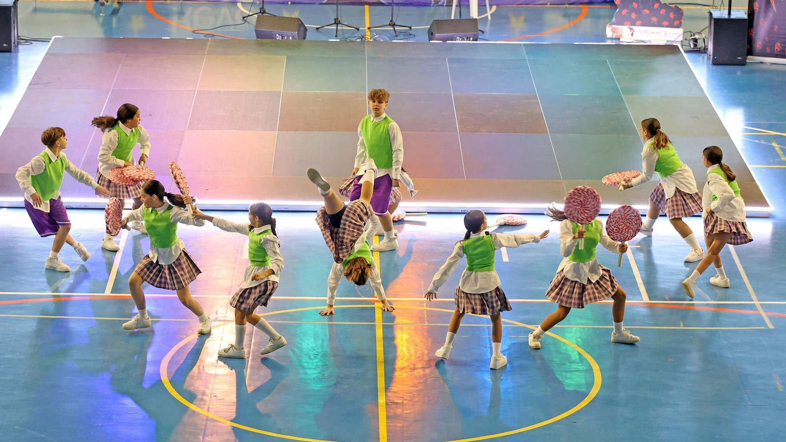 Concurso de baile ‘Dancing Stars’ en el Palacio de Deportes de Chapín en Jerez