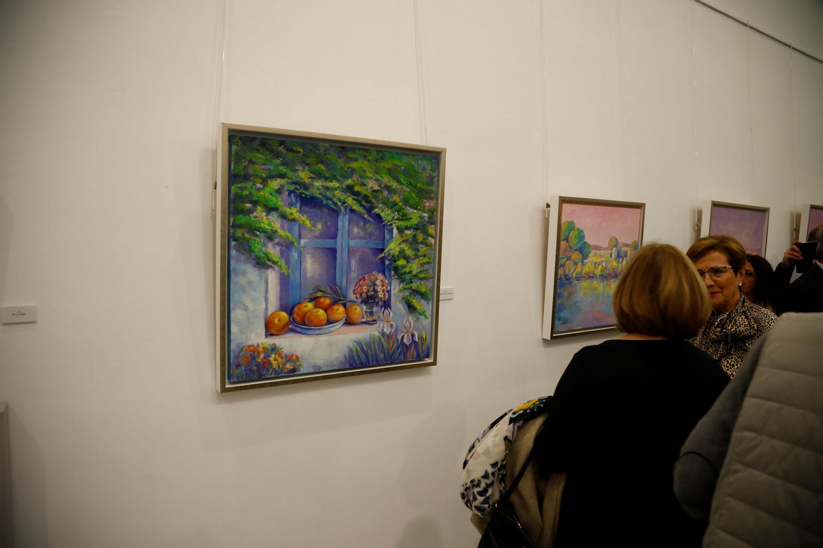 Miguel Cachinero expone su obra en el Real Círculo de la Amistad de Córdoba, en imágenes