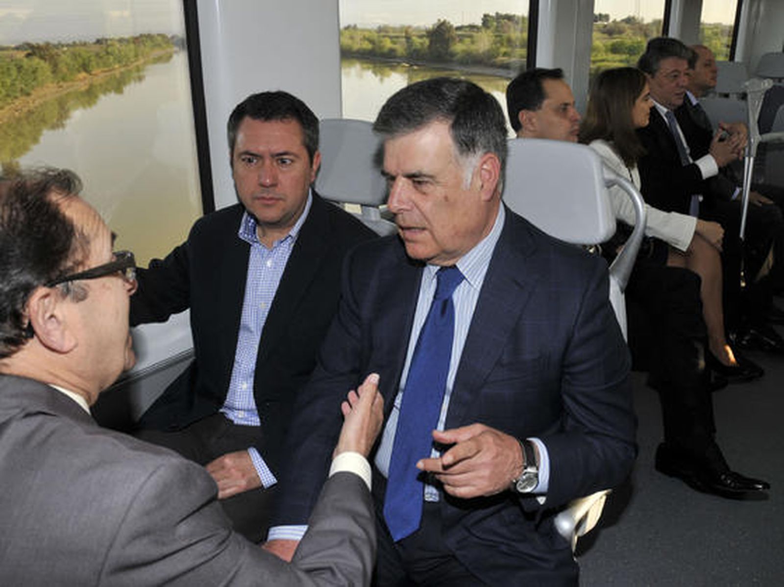 Viera y Espadas durante el trayecto.

Foto: Juan Carlos Vazquez