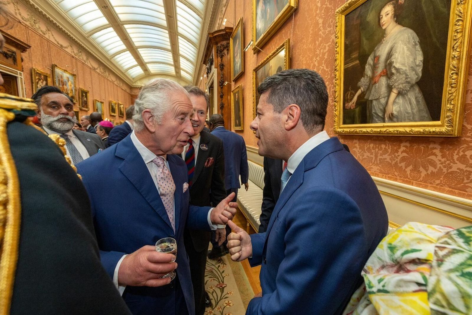 Un encuentro entre Carlos III y Fabian Picardo.