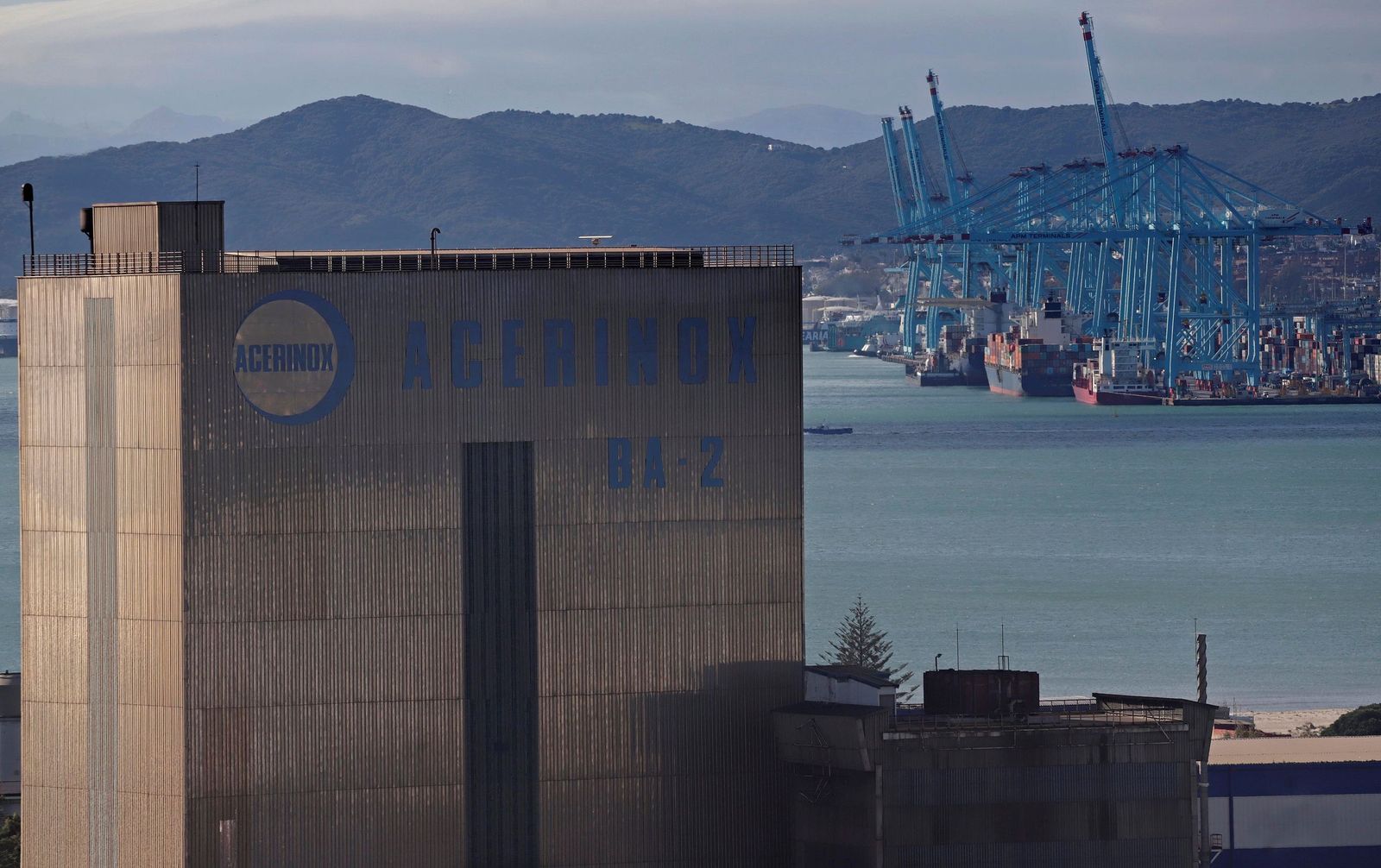 Fábrica de Acerinox, en Los Barrios