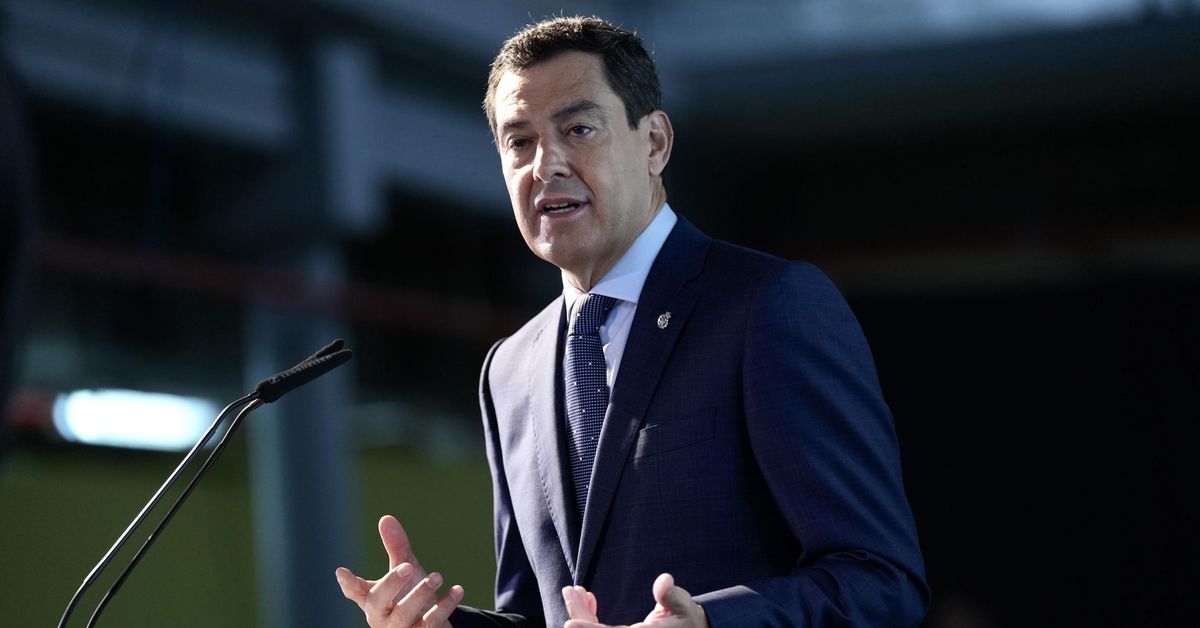 Juanma Moreno felicita a Azcón: "Su proyecto es el único viable para liderar el futuro de Aragón"