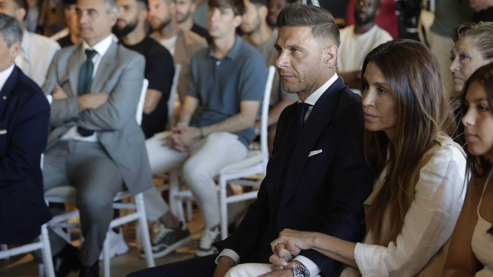 Joaquín, junto a su mujer, Susana.