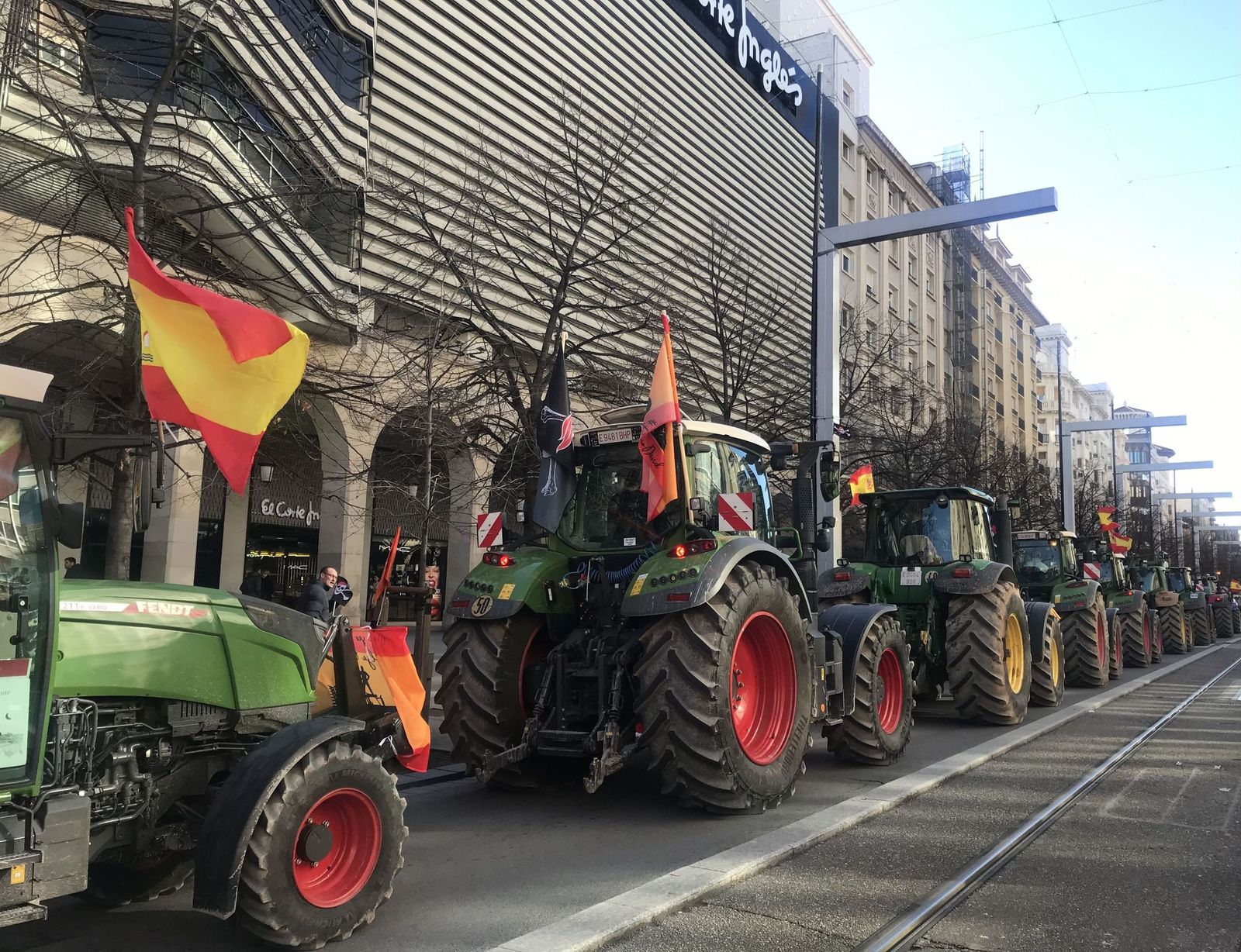 Protesta de agricultores y ganaderos por el acuerdo de la UE con Mercosur.