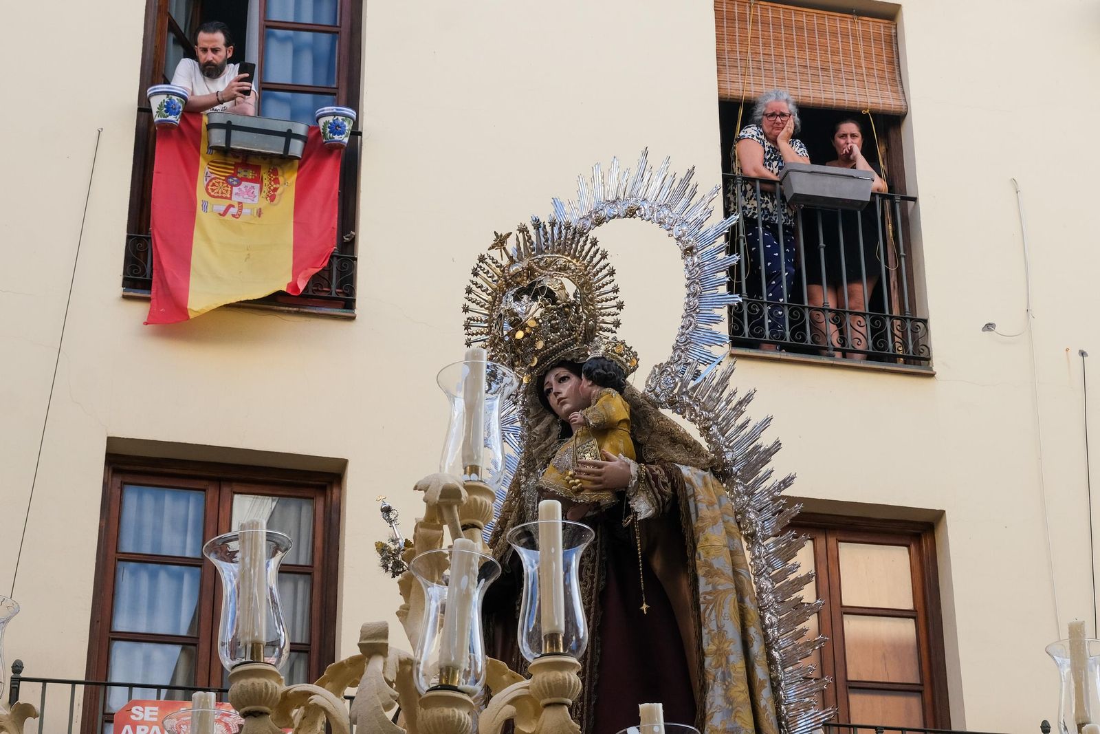 Procesión Virgen del Carmen de Santa Ana y Virgen del Carmen de San Leandro