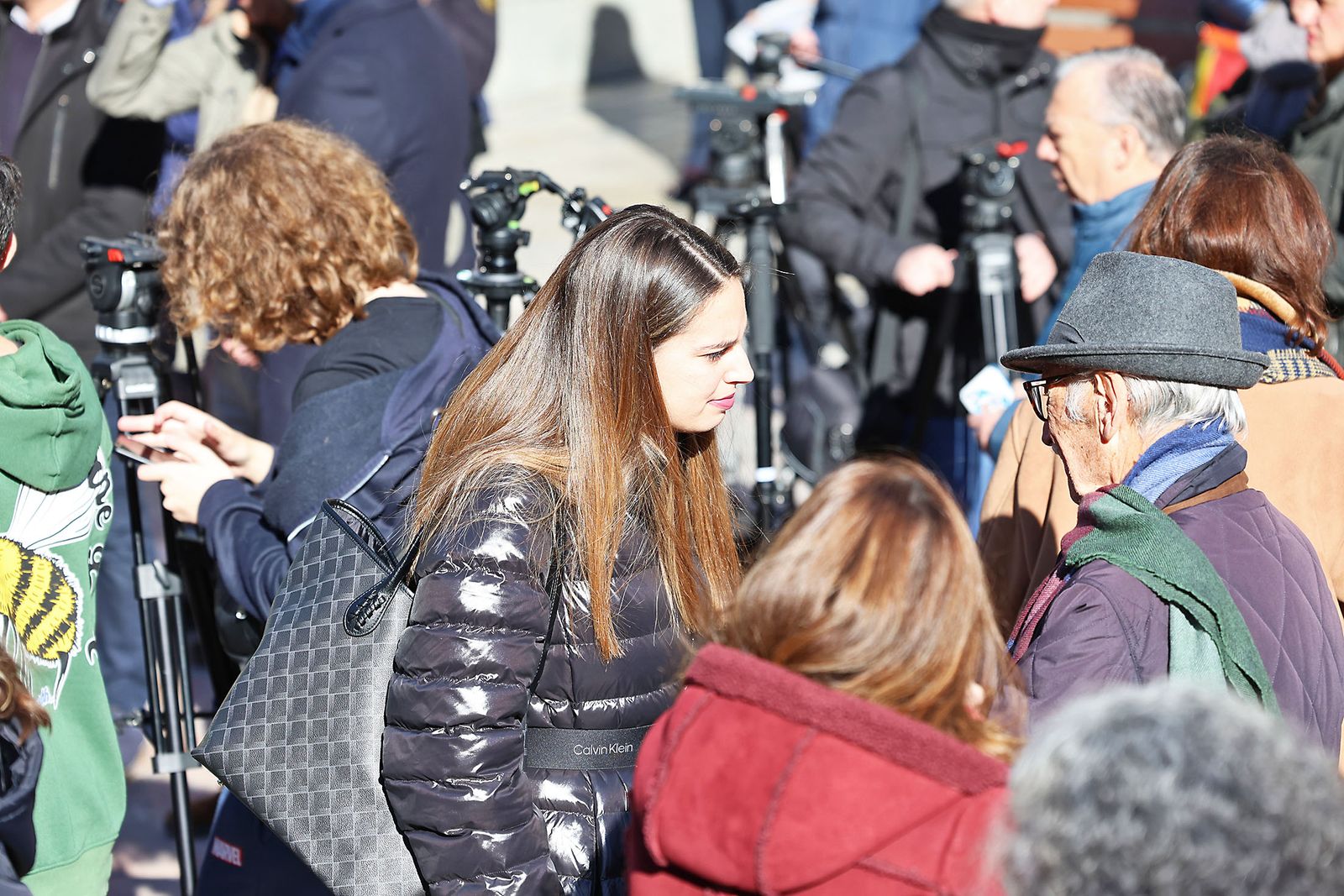 Las fotografías del minuto de silencio por el trágico accidente de tren