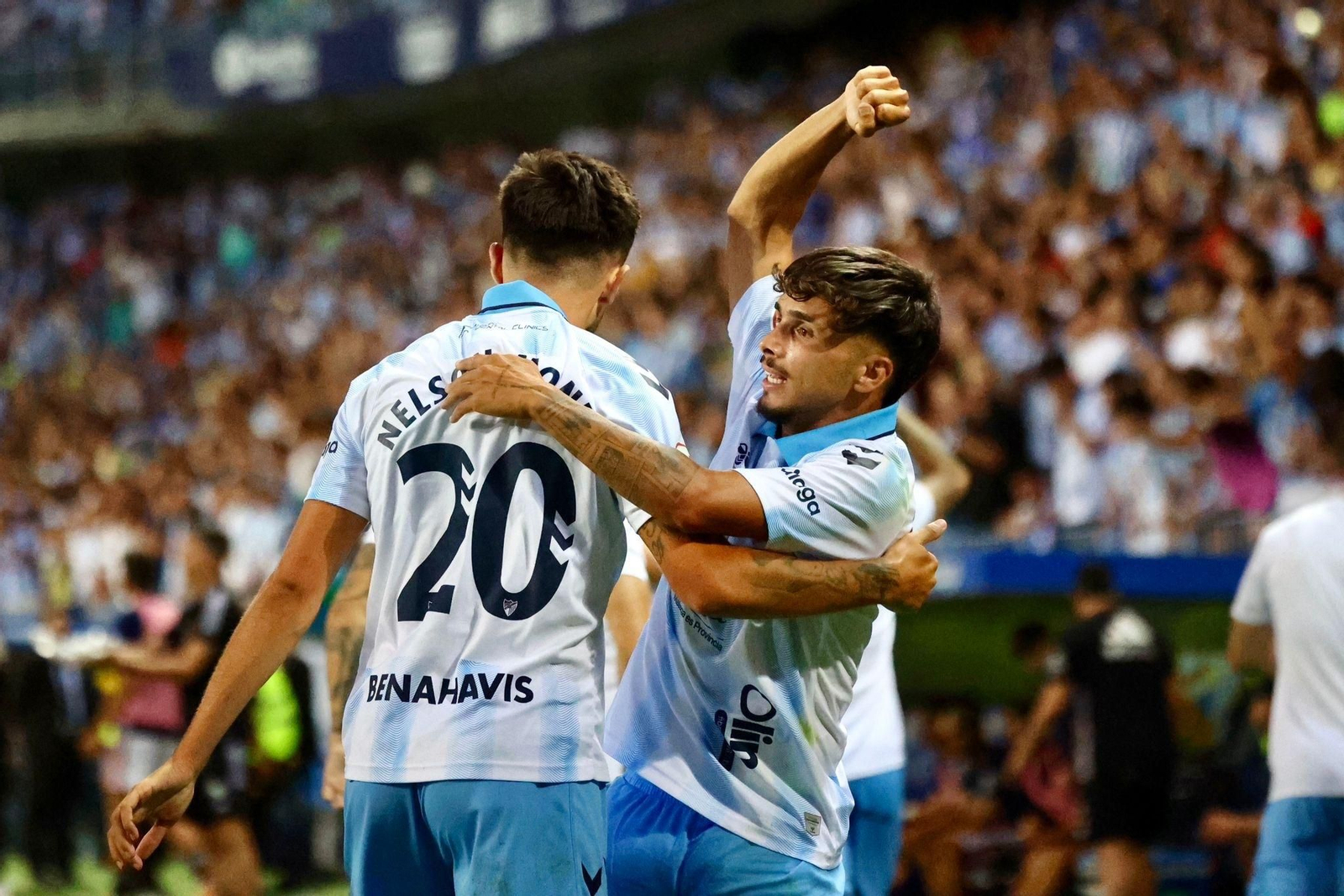 El Málaga CF-Nàstic, en fotos