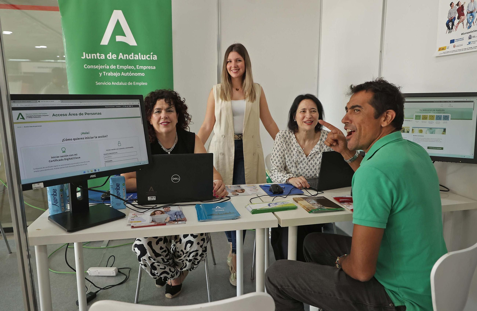 Fotos de la IX Feria de Empleo del Campo de Gibraltar en Algeciras