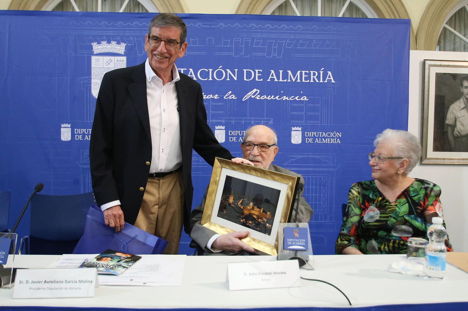 Fotogalería homenaje al pintor Julio Visconti