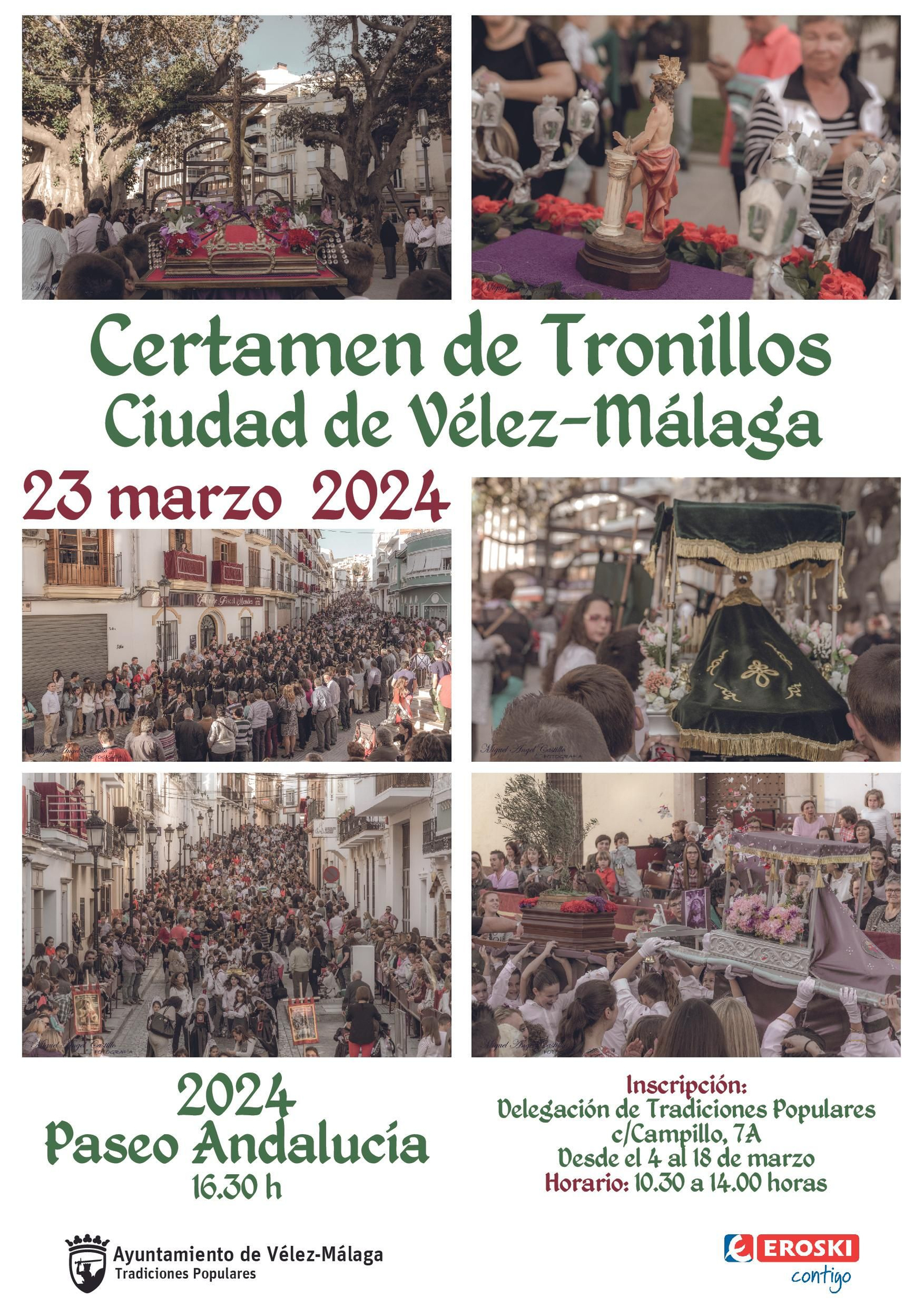 Cartel del Certamen de Tronillos Ciudad de Vélez-Málaga