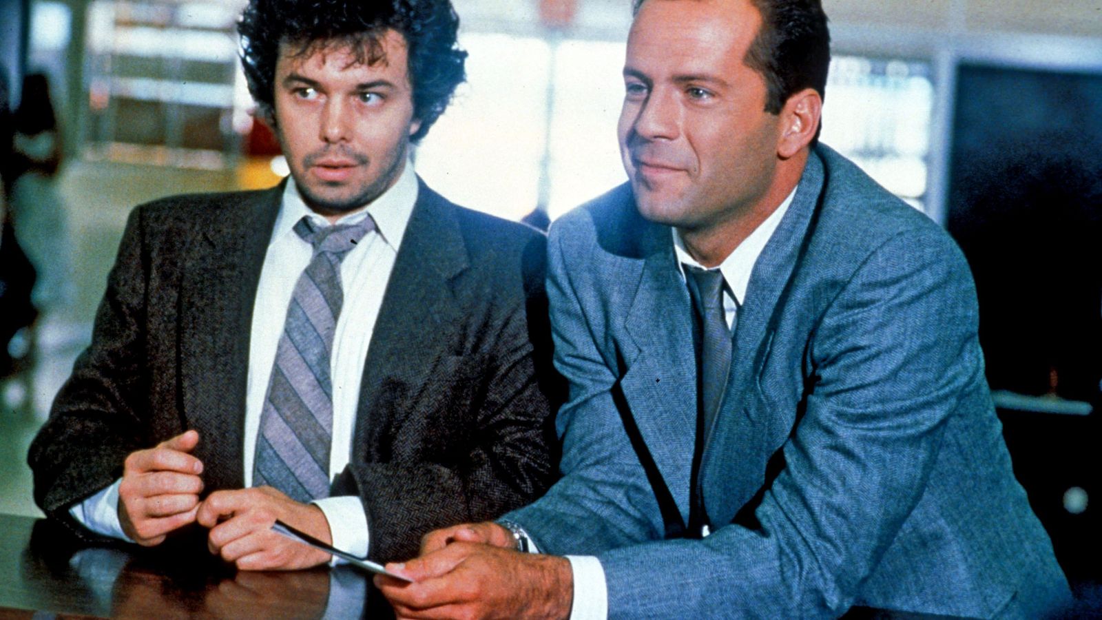 Viola y David Addison (Bruce Willis) en 'Luz de luna'