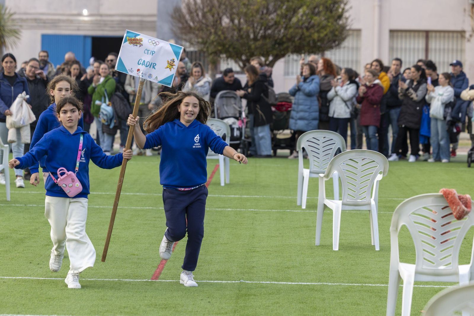 Las imágenes de la inauguración de VI Olimpiadas Escolares de la Escuela Pública de Cádiz