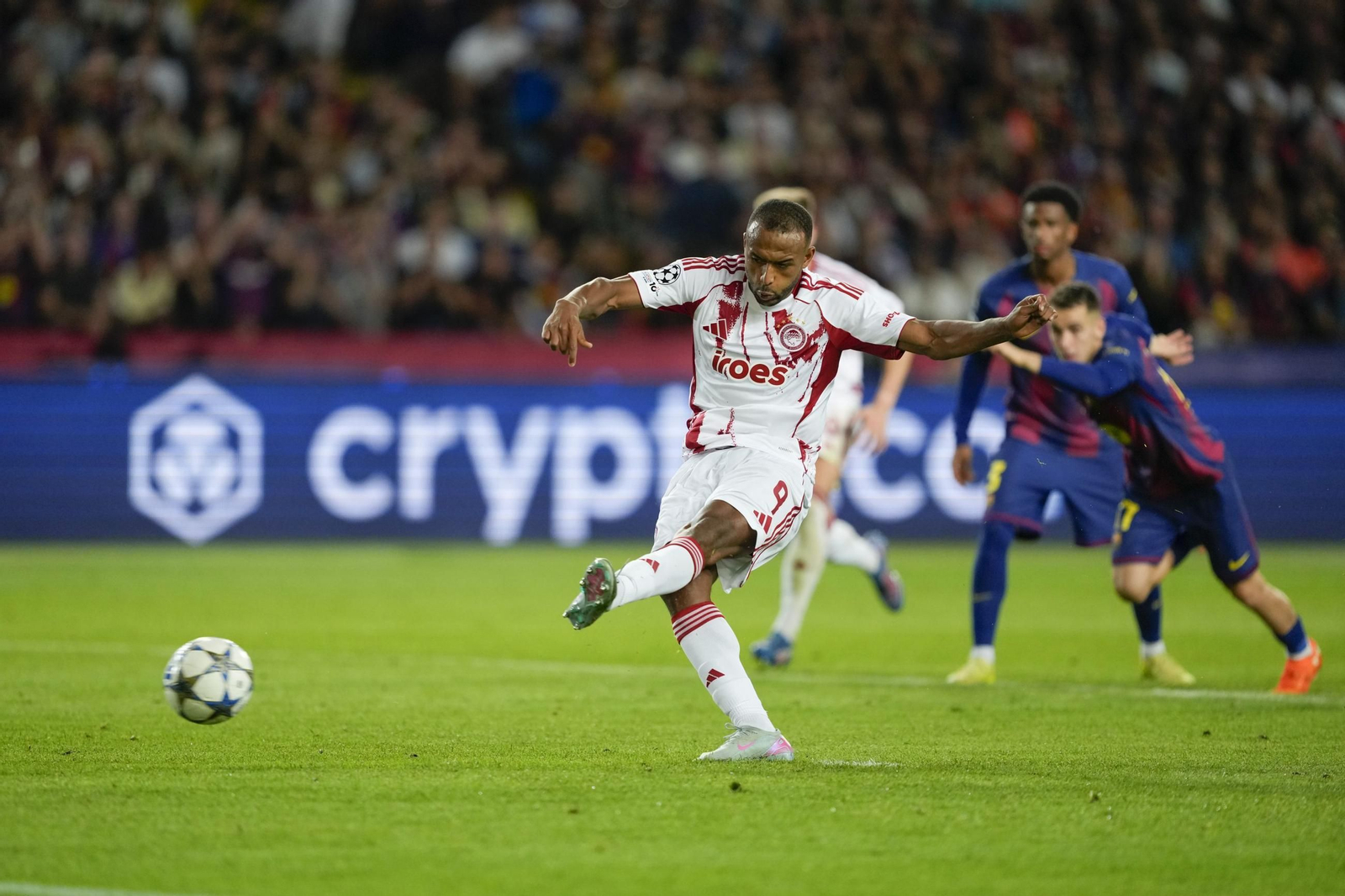 Las fotos del Barcelona-Olympiacos