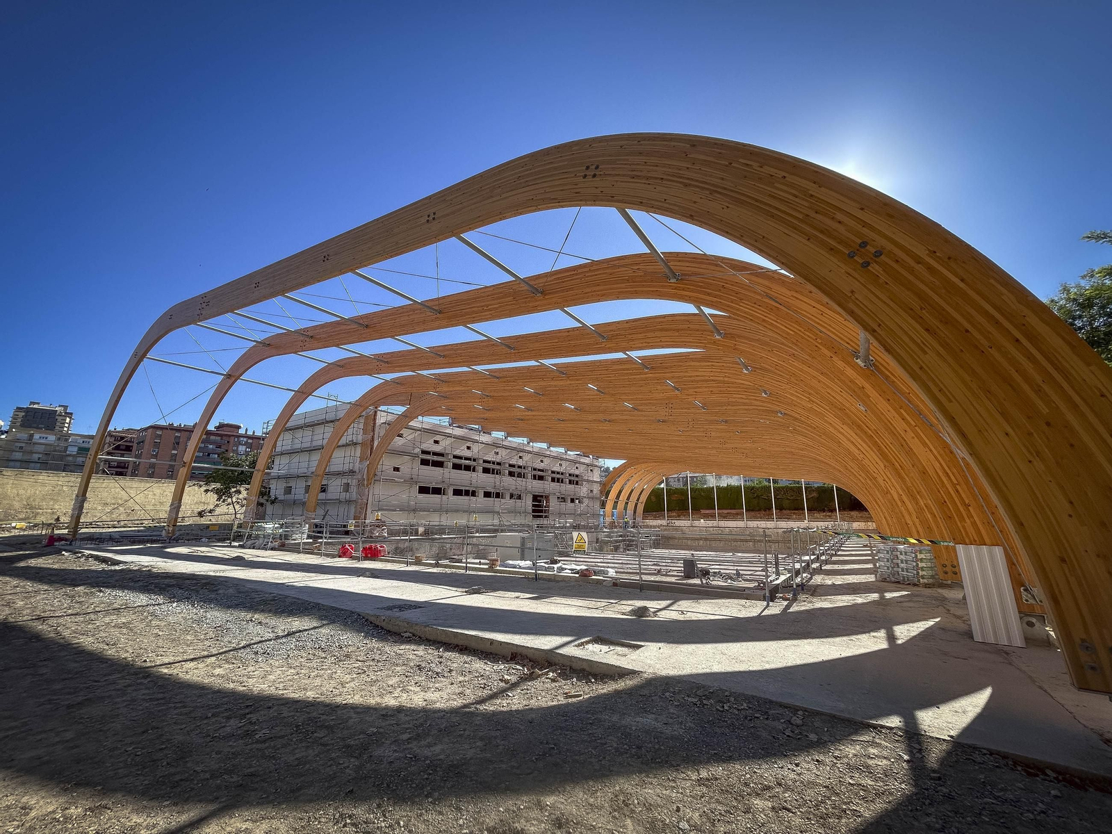 Las obras de la piscina olímpica de Fuentenueva, por dentro