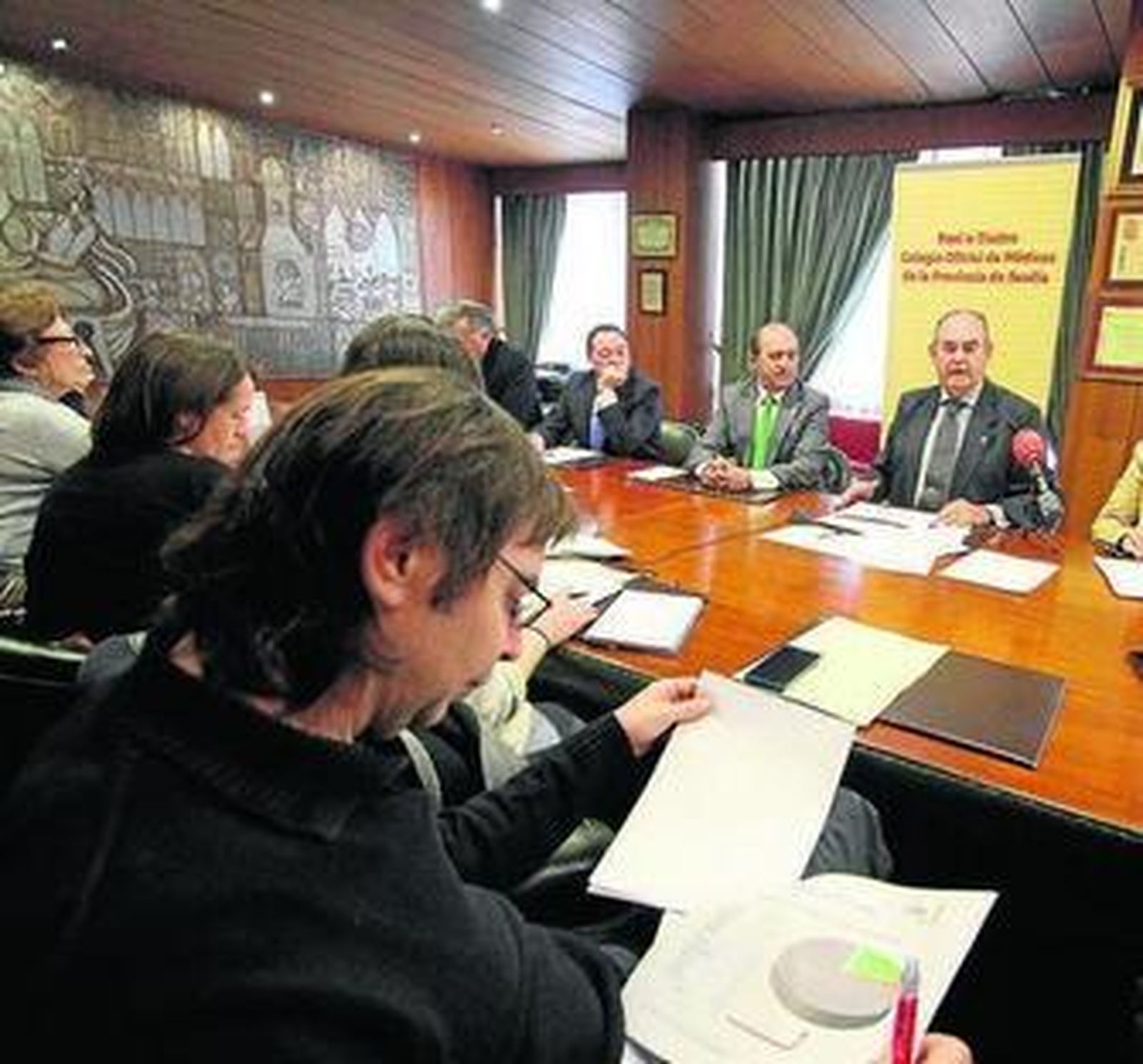 Santiago Campo, Antonio Gutiérrez, Juan Manuel Contreras y Carmen Blanco.