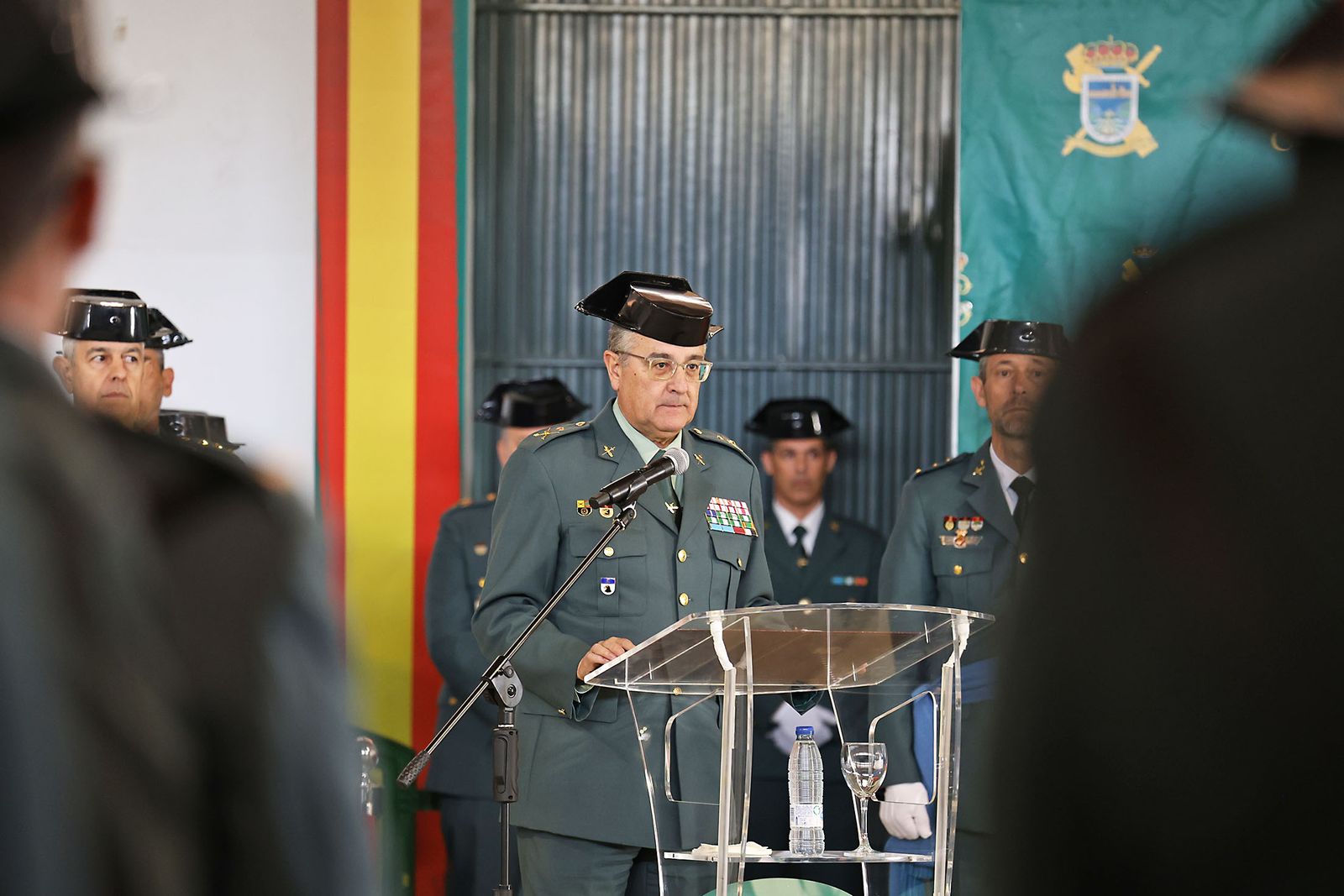 Imágenes de la jura del cargo de Julio Serrano Checa como Jefe de la Comandancia de la Guardia Civil de Huelva