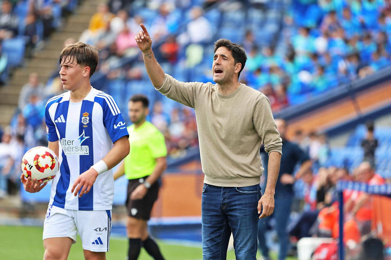 Las imágenes del Recreativo de Huelva - Yeclano Deportivo
