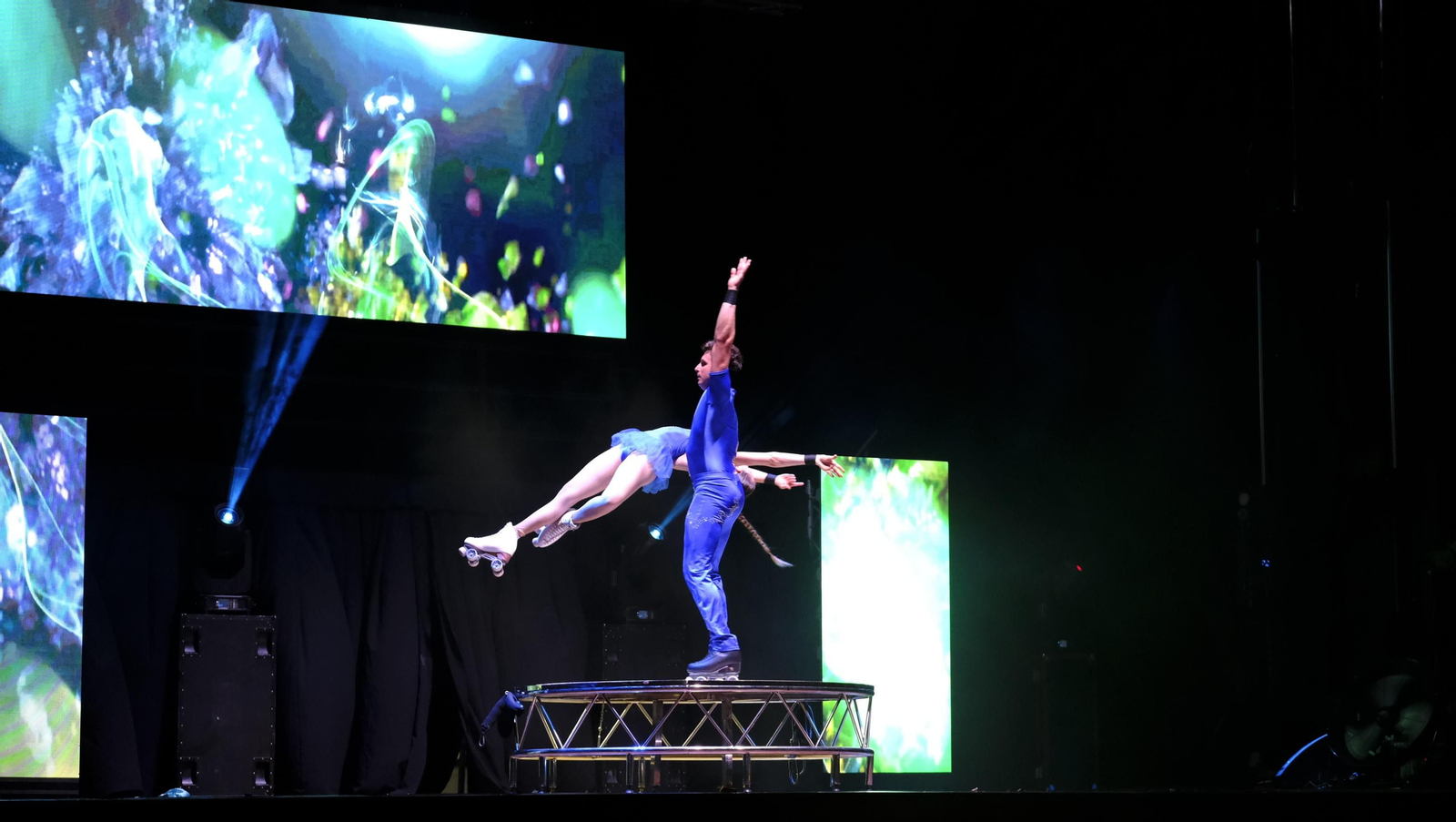 Imágenes del espectáculo 'The Talent' en la Gala XV Aniversario Diario de Almería