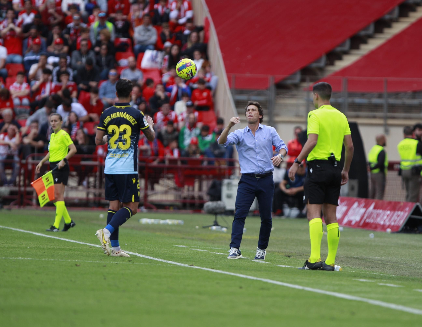 Imágenes del partido de la Liga Santander U.D. Almería-Cádiz C.F.