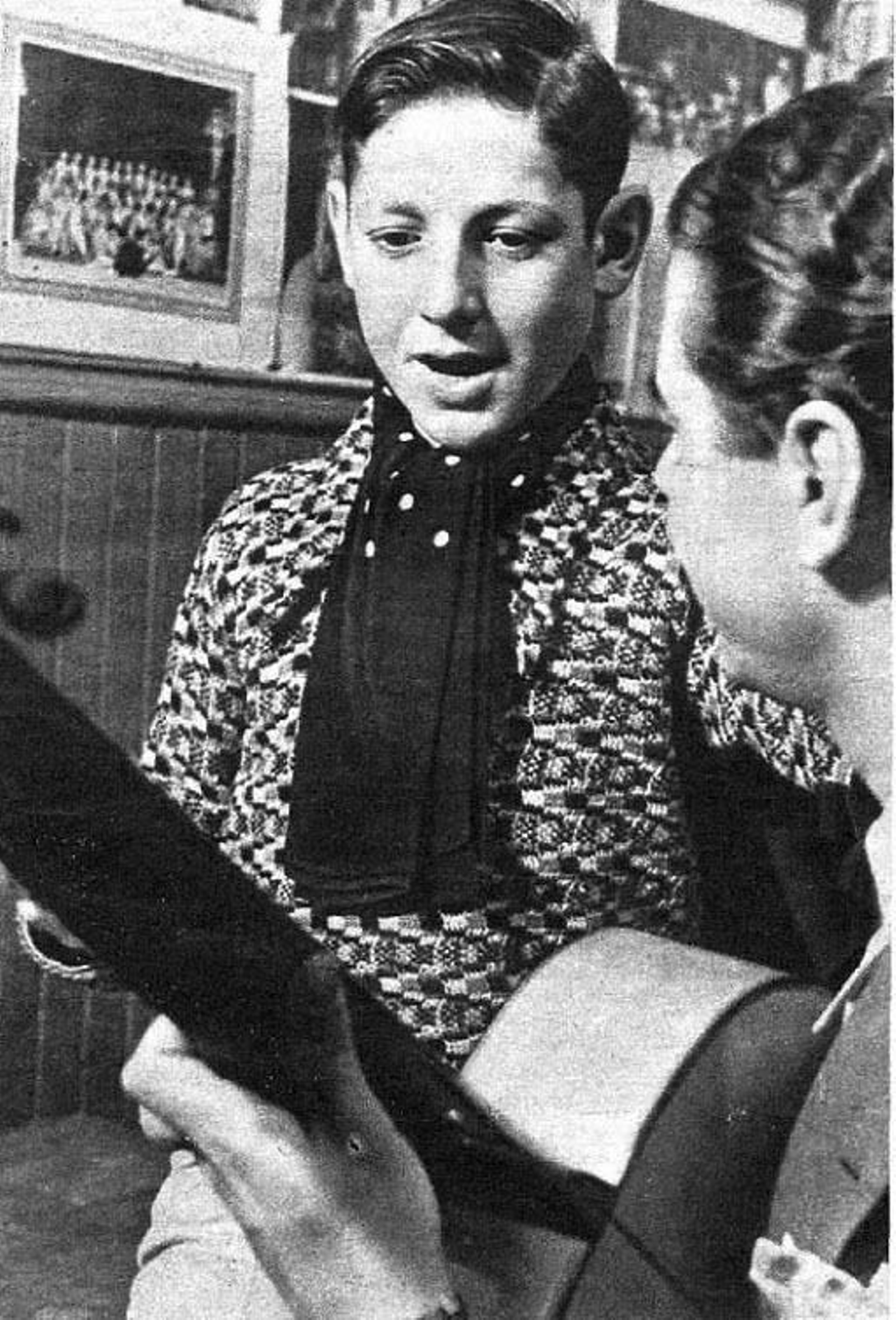 Chiquito de Triana con el guitarrista Esteban de Sanlúcar. Estampa, 26-05-1936.