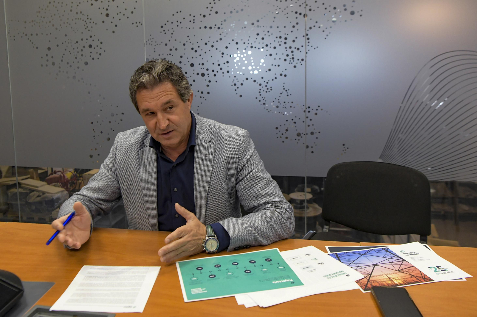 Ángel Noguera, presidente de Negratín.