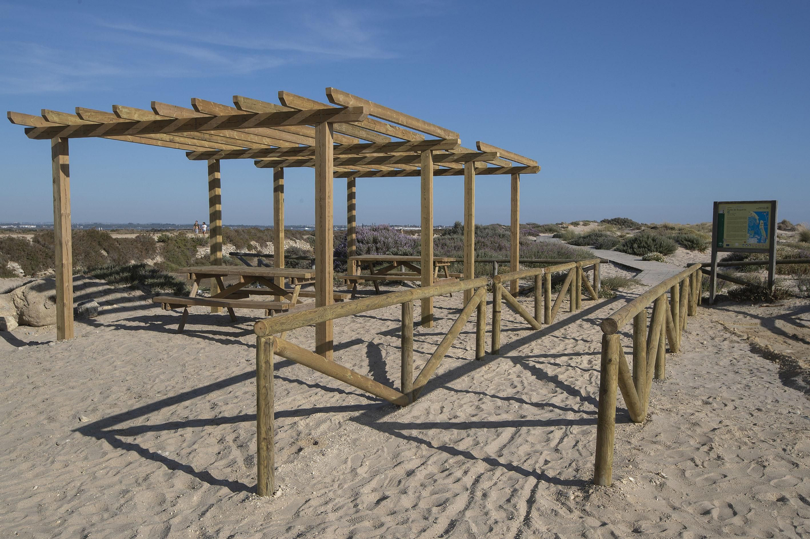 La nueva imagen de la playa de Camposoto