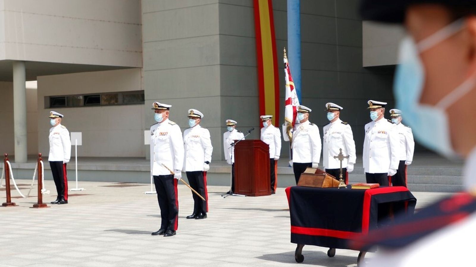 El COMGEIM, el general Rafael Roldán Tudela, presidió el acto.