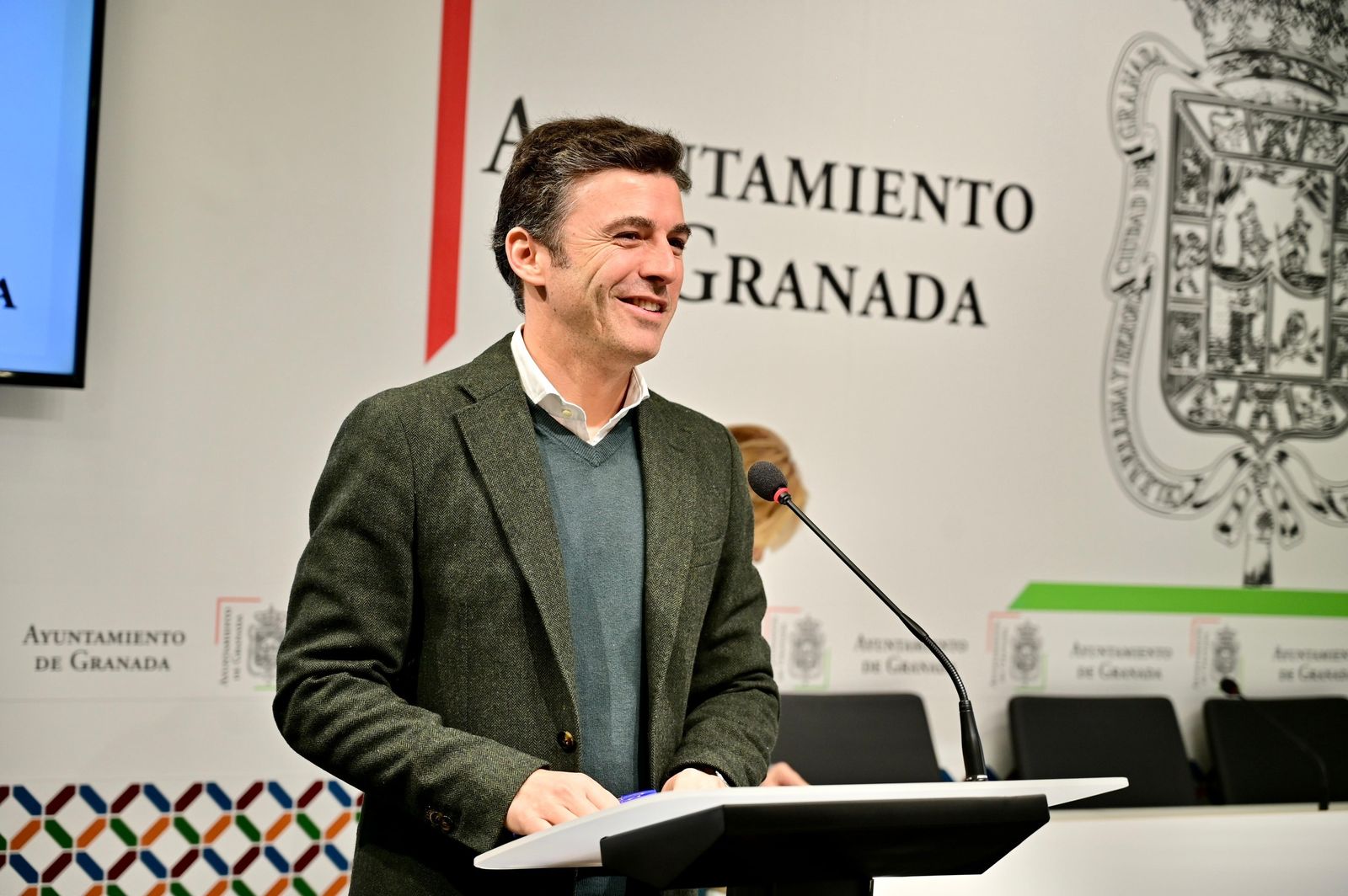 Jorge Saavedra, portavoz del equipo de Gobierno en el Ayuntamiento de Granada.