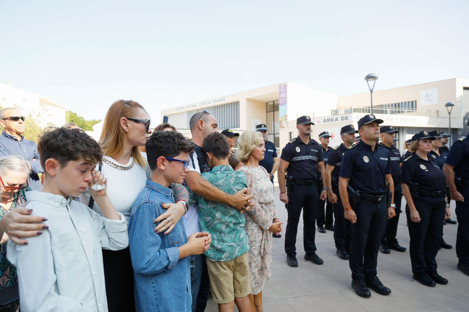 Inauguración de la plaza dedicada al Policía Local Paco Carretero Escribano