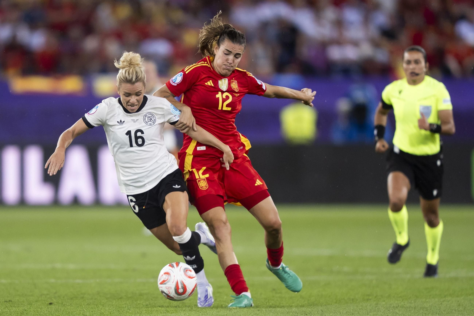 Las mejores imágenes del pase a la final de España ante Alemania en la Eurocopa femenina