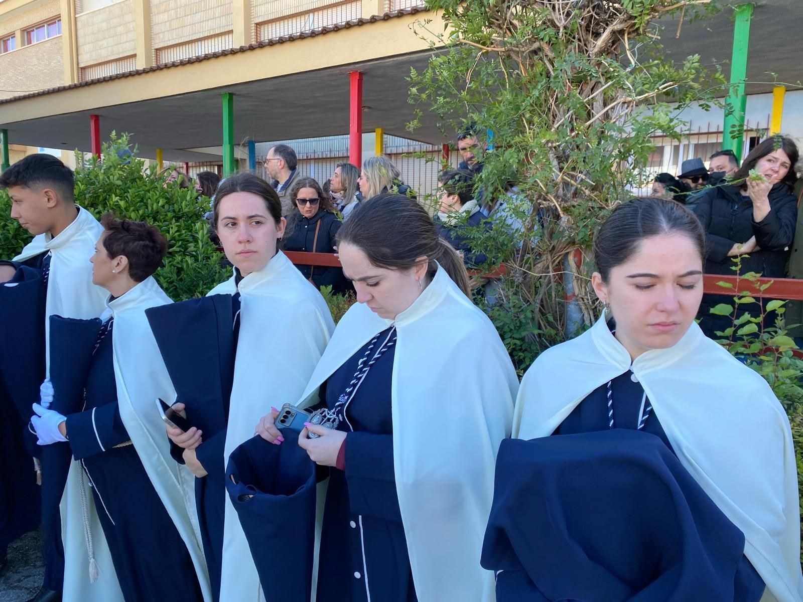 En imágenes: Divino Maestro cancela su estación de penitencia