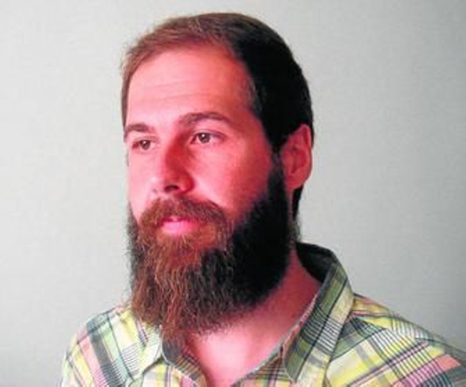 Retrato del escritor hispanodanés Cristian Crusat (Málaga, 1983).