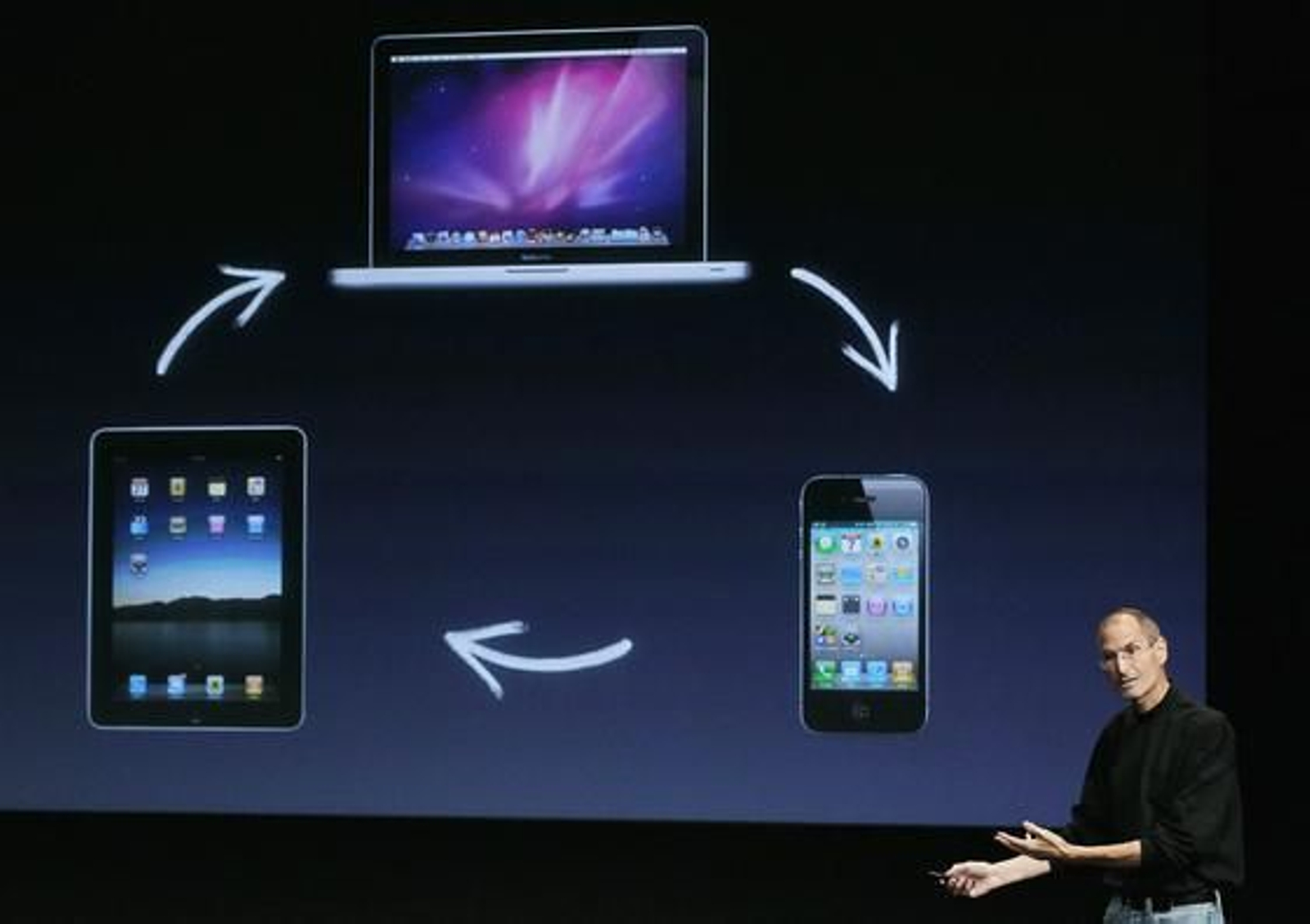 Apple presenta el nuevo modelo del portátil Mac Book Air. / AFP